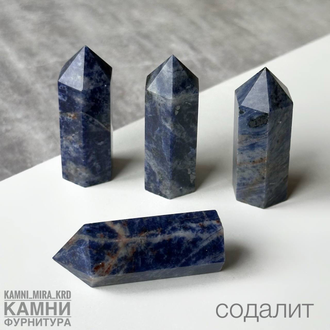 Cтолбики из натурального камня, длина 4-4,5 см, вид камня в ассортименте, цена за штуку