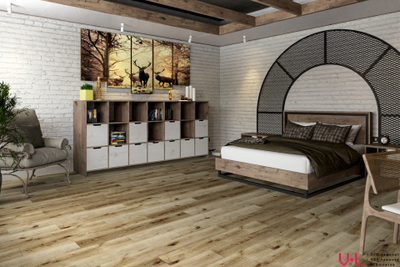 SPC ламинат Damy Floor Family Дуб Провинциальный / Provincial Oak T7020-4