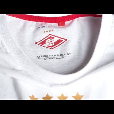 Футболка ФК СПАРТАК белая 110340