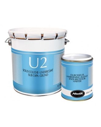Основа для эмали «Nautix Epoxy Undercoat U2» двухкомпонентная для стеклопластика и металлов НИЖЕ И ВЫШЕ ВАТЕРЛИНИИ (0.75 и 2.5 ЛИТРА)