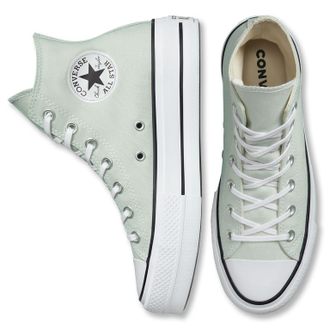 Converse Chuck Taylor All Star Lift Seasonal на платформе зеленые