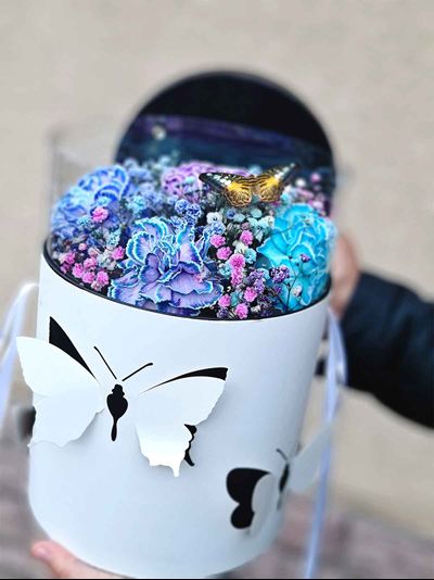 Букет в коробке №126