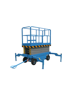 Подъемник ножничный передвижной 500 кг 14/16 м TOR SJY-0,5-14 AC 380В сетевой (Y)