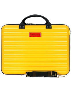 Пластиковый кейс для ноутбука 17 - 18 дюймов Optimum, желтый
