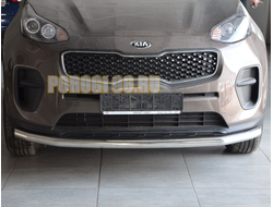 Защита переднего бампера d60 для Kia Sportage 2016-2018