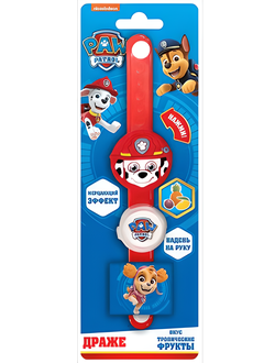 Игрушка со световым эффектом и драже ЩЕНЯЧИЙ ПАТРУЛЬ (часики)  5гр (24)