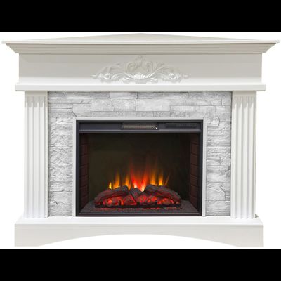 Угловой электрокамин Premier WT M6 с очагом Sparta 25.5 LED