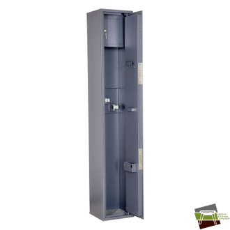 Шкаф оружейный Стрелец-3 (1500*250*250), 3 ствола, серый