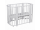 Кроватка-трансформер 5в1 Pituso Asti Белый-Белый