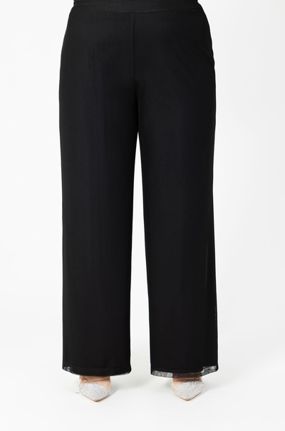 Брюки сетка 132874 чёрный 54,62р