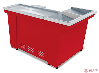 Кассовый бокс Марихолодмаш КБ-1,9-2Н двойной накопитель (красный)