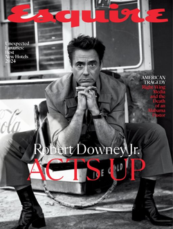 Esquire US Magazine May 2024 Robert Downey Jr. Cover Мужские иностранные журналы, Intpressshop