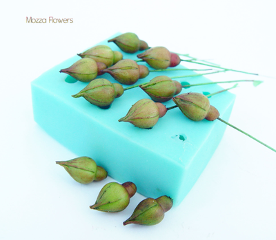 "Бутоны кустовой розы" силиконовый молд