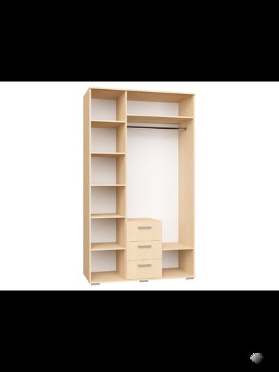 Шон-12 Шкаф распашной с зеркалом 2100х1200х540 Сонома