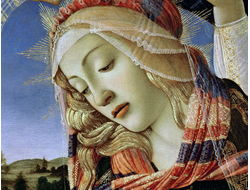 Картина обогреватель, репродукция Сандро Боттичелли Мадонна Магнификат, фрагмент