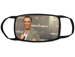 Тканевая защитная маска на лицо Jean-Claude Van Damme, Жан-Клод Ван Дамм №1