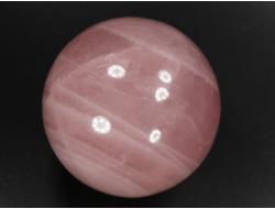 Шар Розовый кварц, Мадагаскар (49 мм, 168 г) №35387