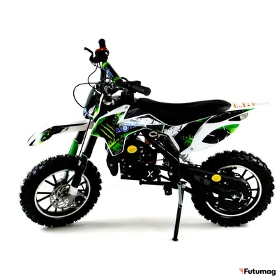 Мотоцикл миникросс MOTAX 50 (ES) Бело-зеленый