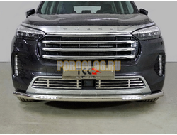 Защита передняя нижняя (с ДХО) 60,3 мм ТСС для Exeed VX 2023-