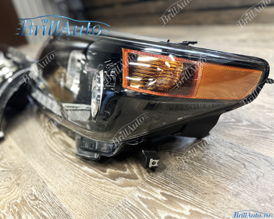 Фары Land Cruiser 200 Brownstone черные 07-15 год