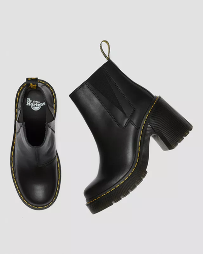 Dr Martens Spence Leather Flared Heel Chelsea черные