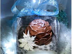 Композиция из зефира шишка