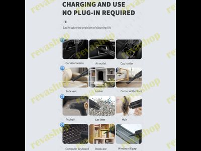 Автомобильный пылесос беспроводной мощный портативный двойного назначения