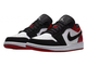 Nike Air Jordan Retro 1 Low (красные с черным низкие)
