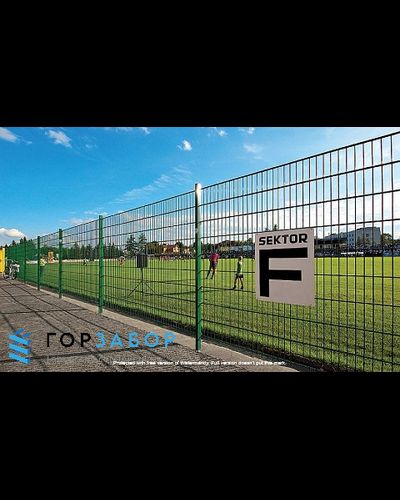 2D ограждение из прутка 6/5/6мм в полимерном покрытии