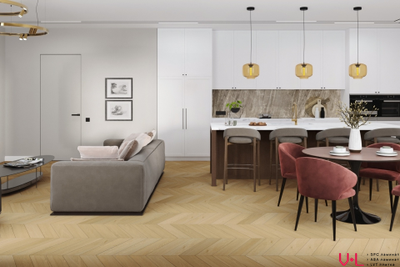 SPC ламинат Damy Floor Chevron Tuileries / Тюильри DF03-Ch