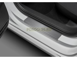 Накладки на пороги для Volkswagen Polo 2010-