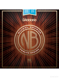 D`Addario NB1047-12 Nickel Bronze (10-47)