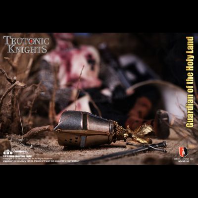 Тевтонский рыцарь (бронзовая версия) - КОЛЛЕКЦИОННАЯ ФИГУРКА 1/6 Series of Empires Teutonic Knights White Bronze Edition Holy Land Guard (SE135) - COOMODEL