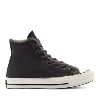 Зимние Кеды Converse Chuck 70 Cozy Club Almost Black