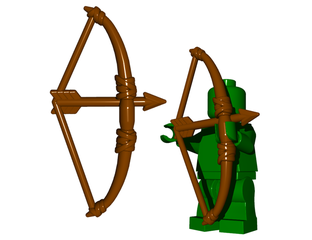 Тяжелый лук для фигурки Лего | BrickWarriors English Longbow