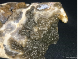 Халцедон - полированный срез