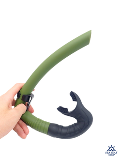 Трубка для дайвинга Sea Wolf матовая рифленая