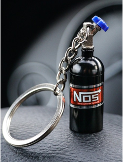 Брелок «Закись азота», металл ЧЁРНЫЙ