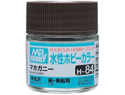 Mr. Hobby: Краска акриловая H84 "Mahogany Semi-Gloss"