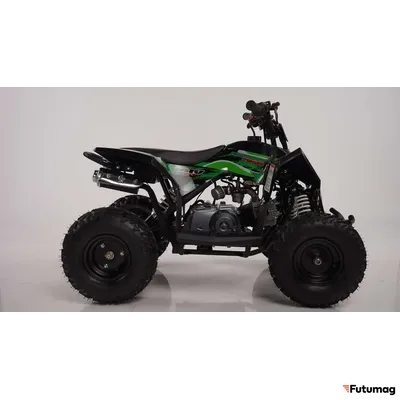 Детский квадроцикл Motax GEKKON 90cc Бензиновый Черно-зеленый