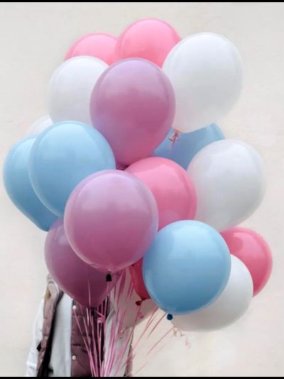 25 шаров в пастельных тонах