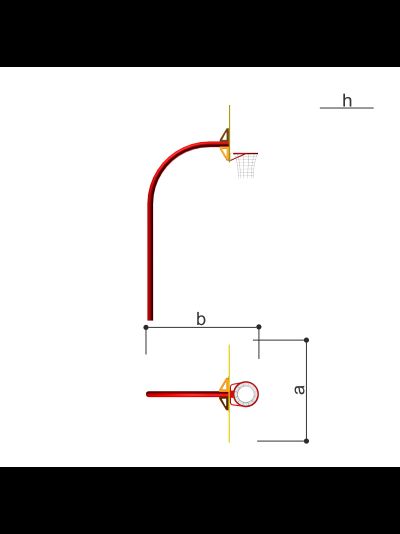 Баскетбольный щит (большой) Romana 203.11.01
