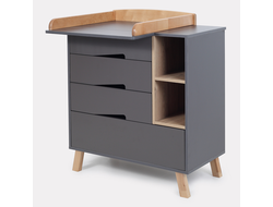 Комод пеленальный Rant Lago Pro 800/4 Moon grey