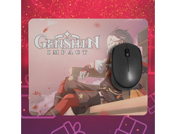 Коврик для мыши Genshin Impact, Геншин Импакт №46