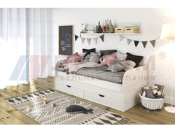 Детская ГРЕЙС - КР-117 Кровать Снежный Ясень