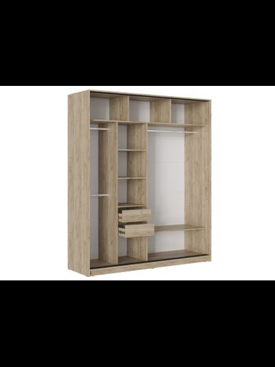 Бостон шкаф-купе ШК-005 Дуб Крафт серый/Кашемир