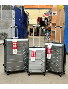 Чемодан средний Neyron ABS M серый