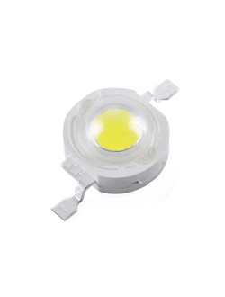 Мощный  cветодиодный чип, 1W 90Lm 6300K 3.3-3.5V  угол обзора 120' ,LB-1102