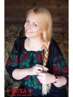 Рубашка женская "Розы".