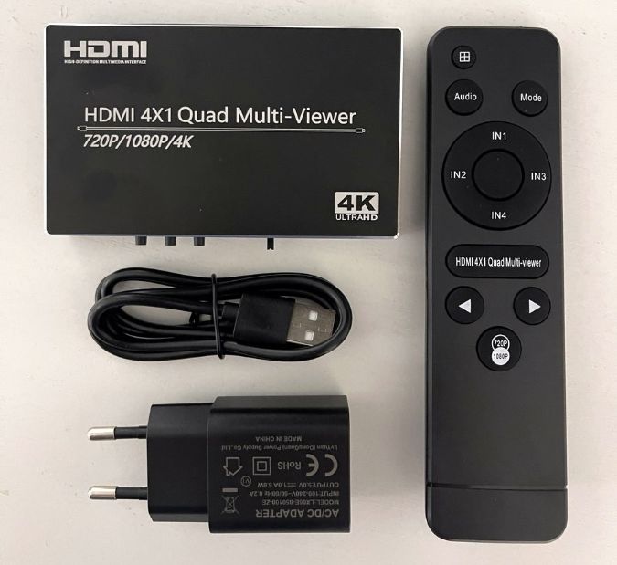 DE/VT-941 4к четырёхканальный HDMI-переключатель/мультиплексор 4К 4x1